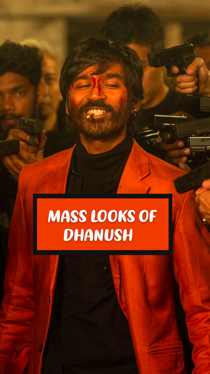 Mass looks of Dhanush