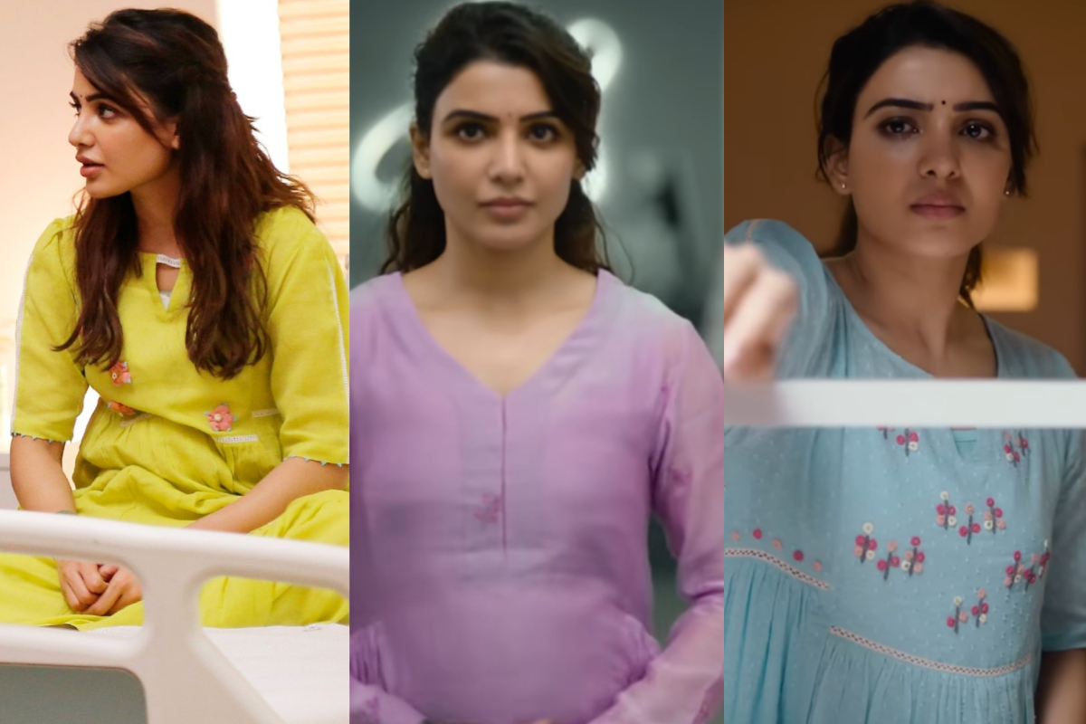 Samantha Maternity Outfits in Yashoda are from Local Shop