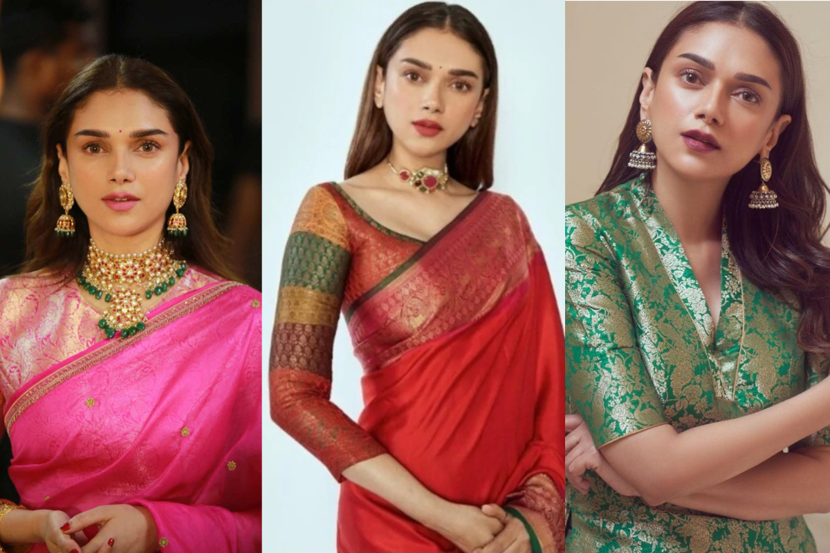 TAKE CUES FROM ADITI RAO TO STYLE UP YOUR DIWALI IN SILK