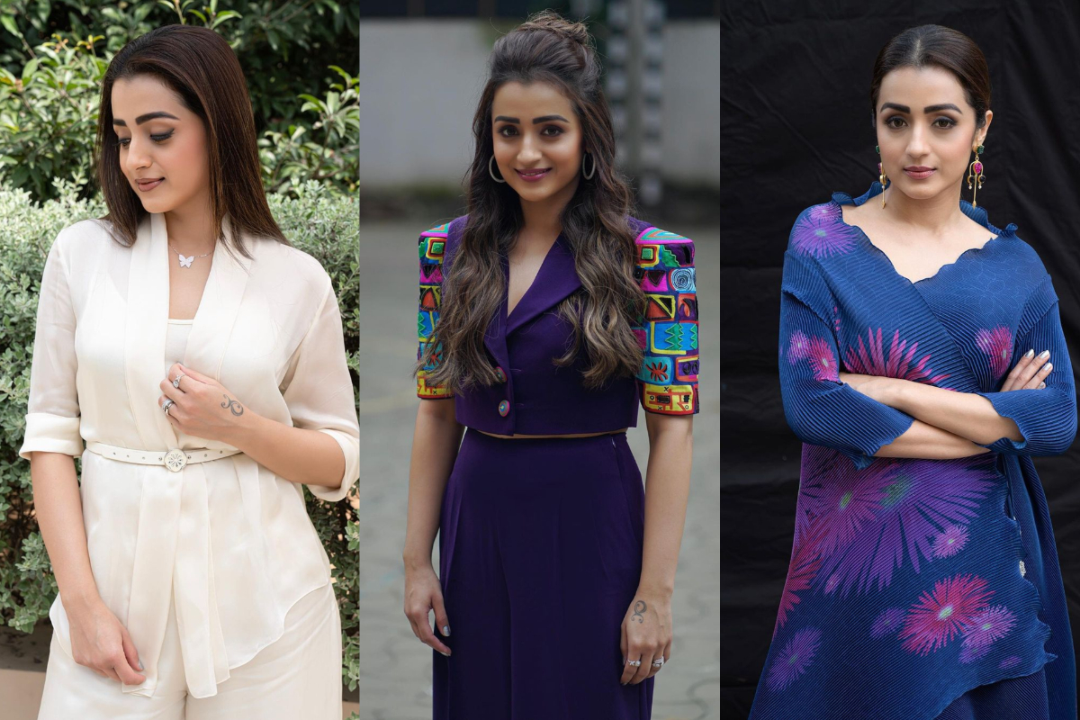 Trisha’s Raangi Promotion Looks are ethereal like a Modern Princess