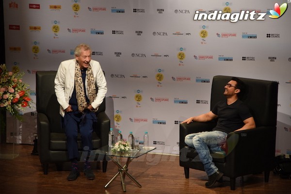 Aamir Khan & Ian Mc Kellen at Launch of MAMI Film Club