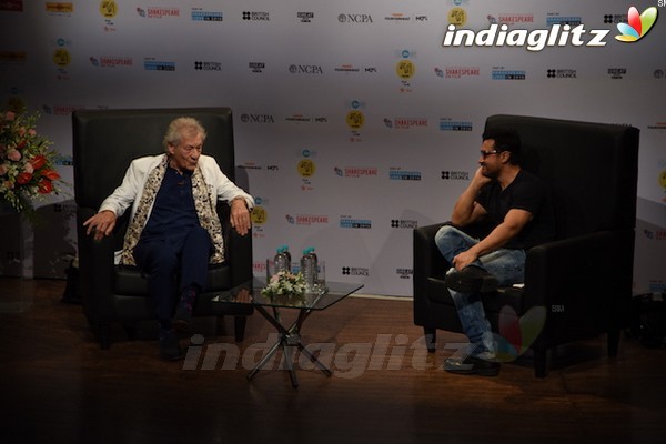 Aamir Khan & Ian Mc Kellen at Launch of MAMI Film Club