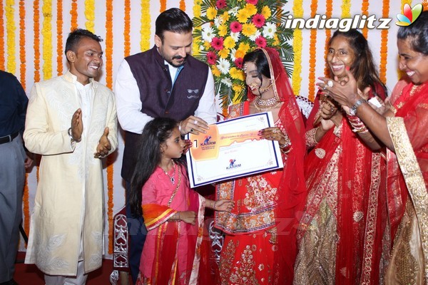Vivek Oberoi at Acid Survivor Lalita Bansi's Wedding