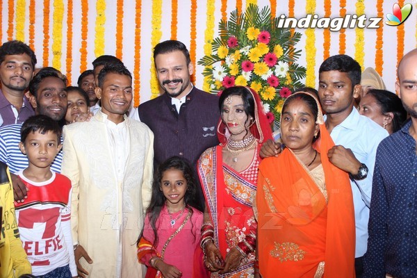 Vivek Oberoi at Acid Survivor Lalita Bansi's Wedding