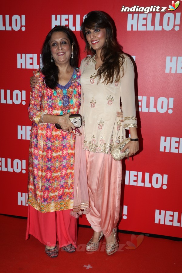 Aditi, Suzzane, Daisy at 1st Edition of Hello Magazine Launch