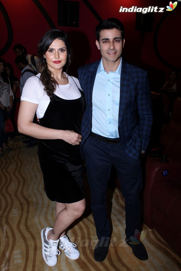 Zareen Khan & Gautam Rode at Trailer Launch of 'Aksar 2'