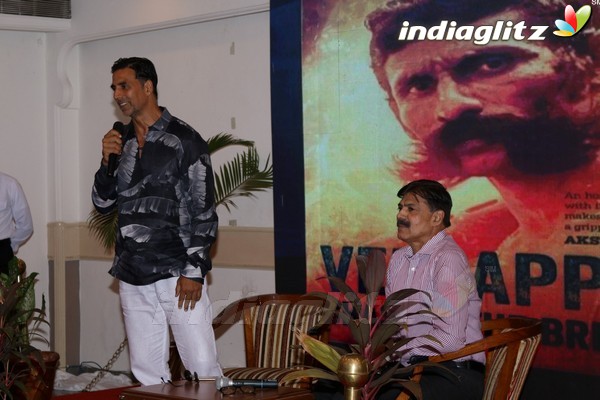 Akshay Kumar at 'Veerappan - Chasing The Brigand' Book Launch