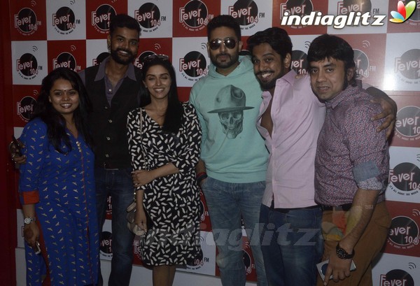 Abhishek, Asin Promote 'All Is Well' at Fever 104 FM