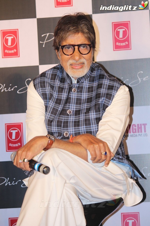 Amitabh Bachchan at Launch of Amruta Fadnavis New Single 'Phir Se'