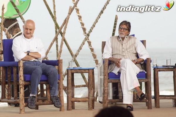Amitabh Bachchan, Anupam Kher Celebrate Rashtriya Swachhta Diwas