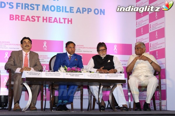Amitabh Bachchan at Launch of World's 1st Mobile App on Breast Health