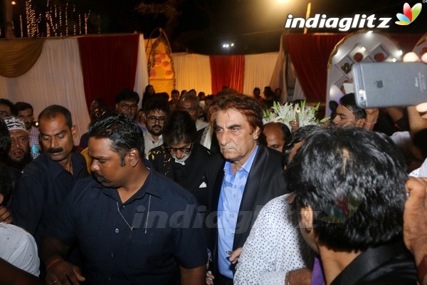 Amitabh Bachchan at Ali Khan's Daughter Wedding Reception