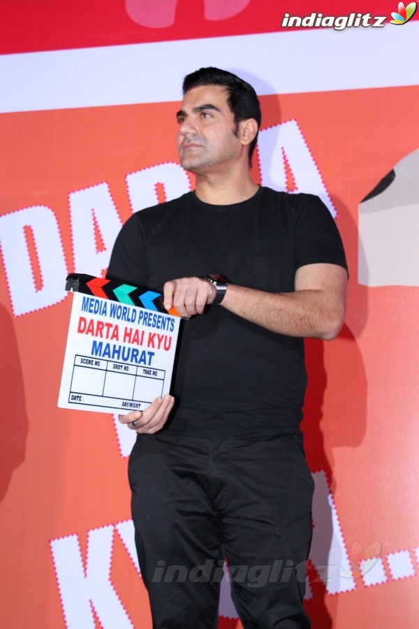 Arbaaz Khan At Mahurat of Hindi Film 'Darta Hai Kyu'