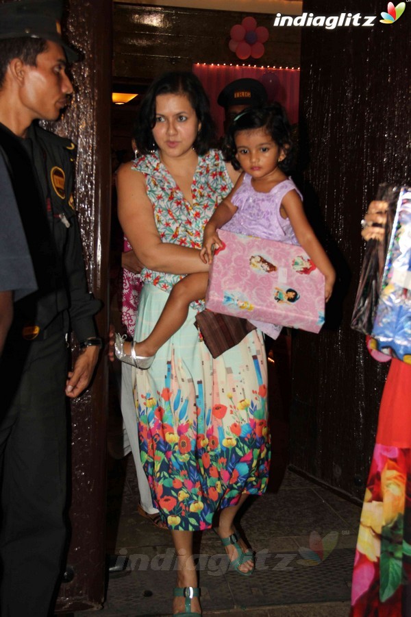 Bachchans' at Aaradhya's Princess-Themed Birthday Bash