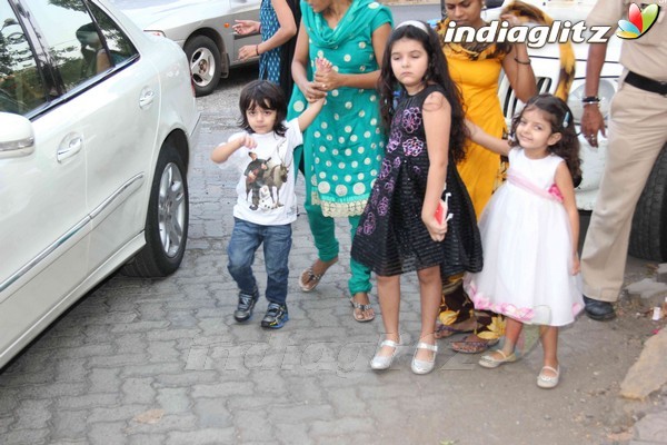 Bachchans' at Aaradhya's Princess-Themed Birthday Bash