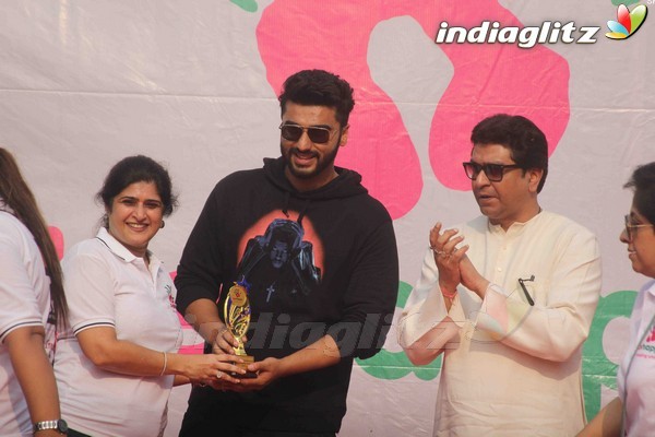 Arjun Kapoor & Raj Thackeray at Lokhandwala Street Festival