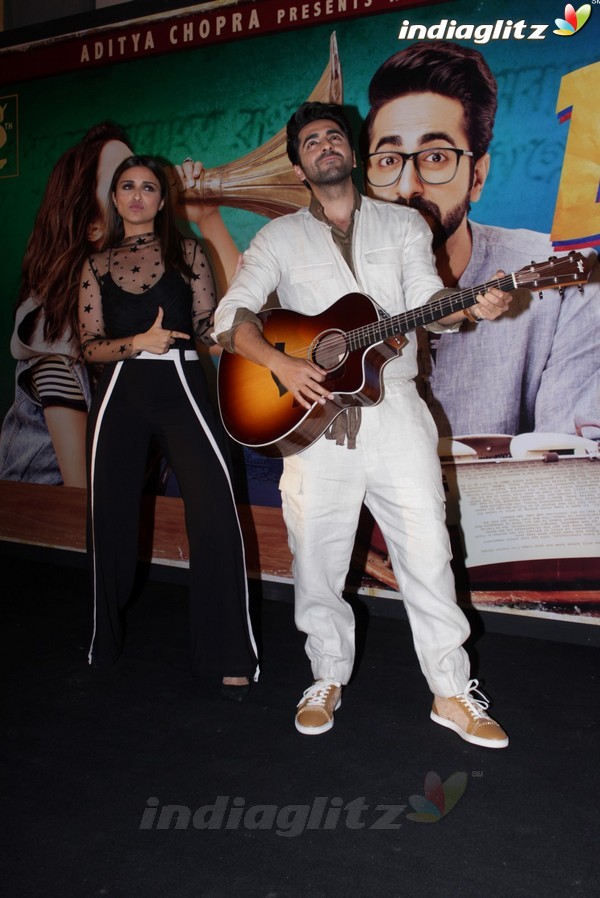Ayushmann Khurrana & Parineeti Chopra at Song Launch of Film 'Meri Pyaari Bindu'