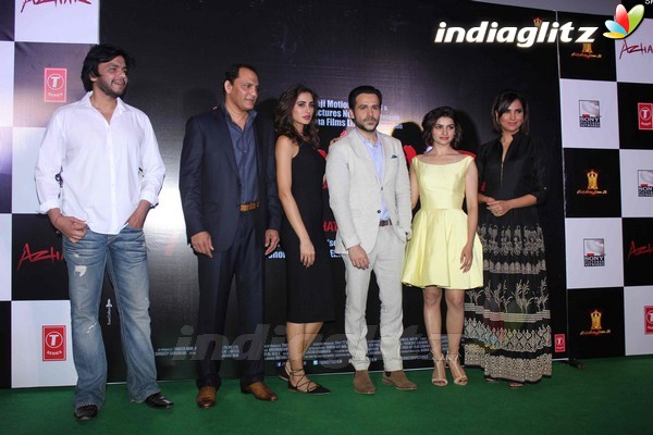 Emraan Hashmi, Prachi Desai, Nargis Fakhri at 'Azhar' Trailer Launch