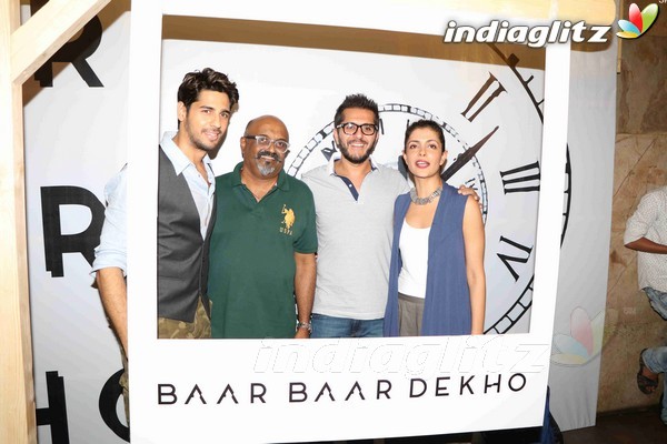 Sidharth Malhotra, Katrina Kaif at 'Baar Baar Dekho' Trailer Launch
