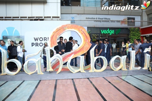 Prabhas, Rana Daggubati, Karan Johar at 'Bahubali 2' Trailer Launch