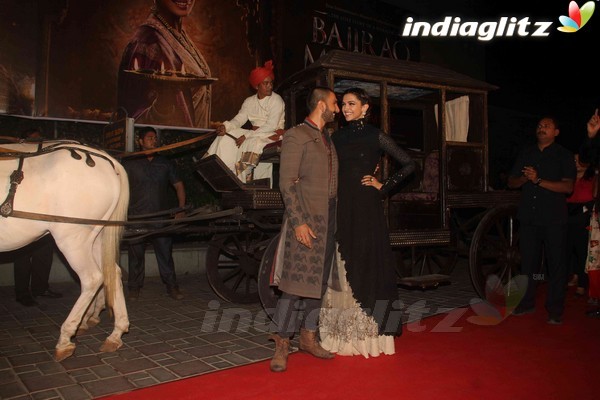 Ranveer Singh, Deepika Padukone at 'Bajirao Mastani' Trailer Launch
