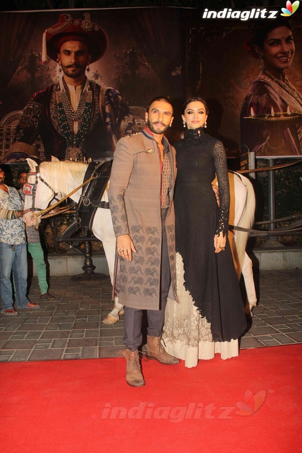 Ranveer Singh, Deepika Padukone at 'Bajirao Mastani' Trailer Launch