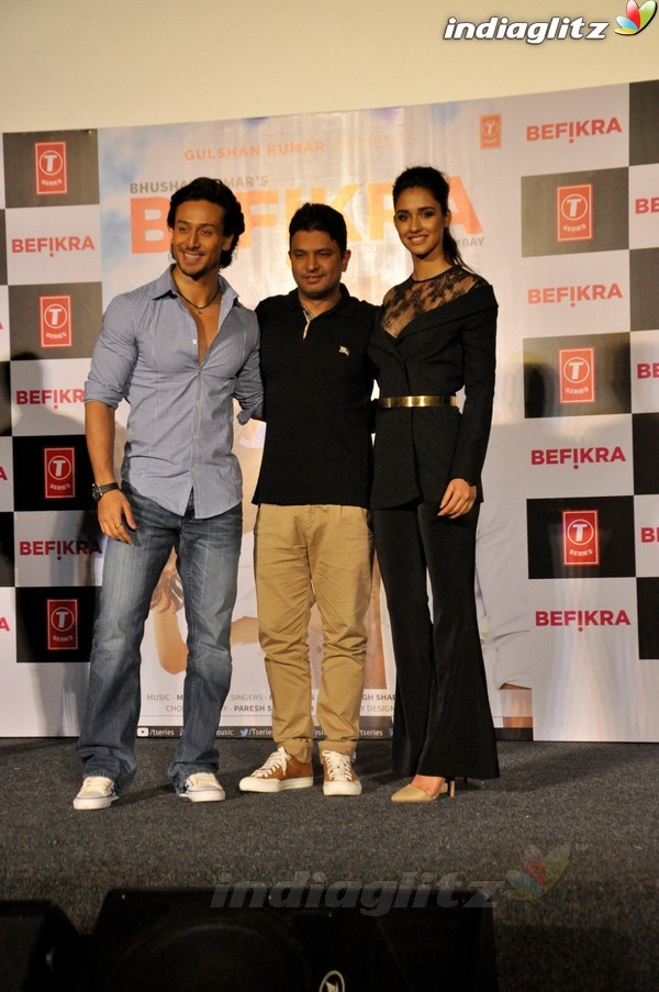 Tiger Shroff & Disha Patani at Launch of Single 'Befikra'