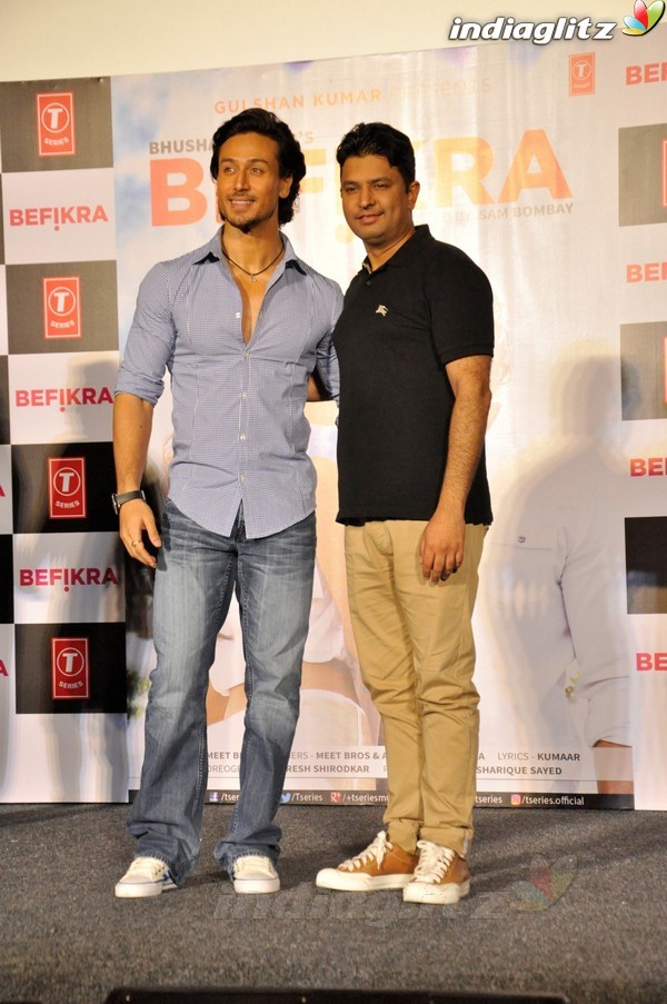 Tiger Shroff & Disha Patani at Launch of Single 'Befikra'