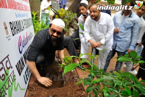 Ajaz Khan at Celebrates Van Mahotsav Week Tree Plantation