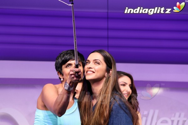 Deepika, Soha, Neha Dhupia at Launch of Gillette Venus Breeze