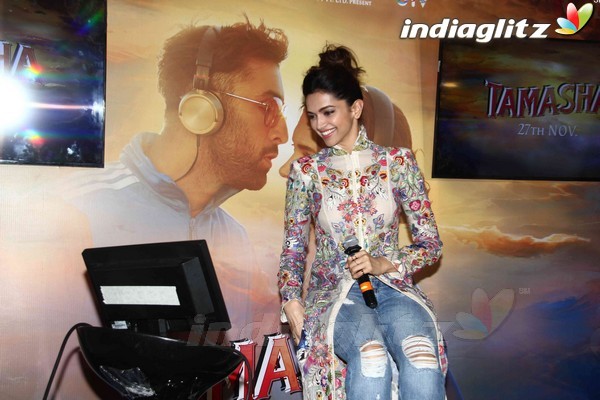 Deepika Padukone Celebrates Success of 'Tamasha' Music