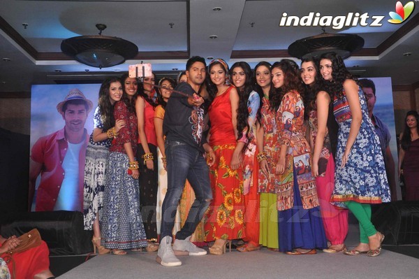 Varun Dhawan Photoshoots with Femina Miss India Contestants