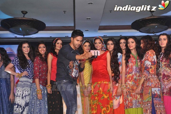 Varun Dhawan Photoshoots with Femina Miss India Contestants
