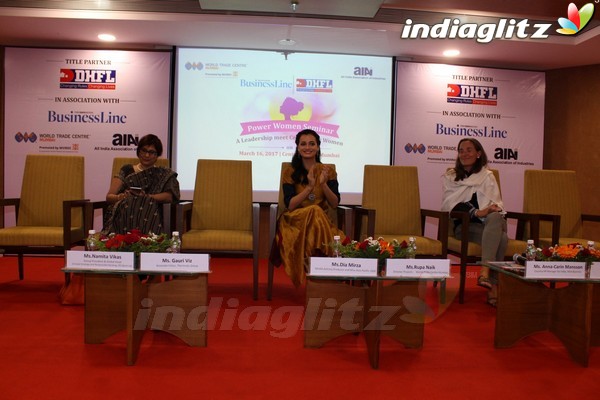 Dia Mirza attends Power Women Seminar