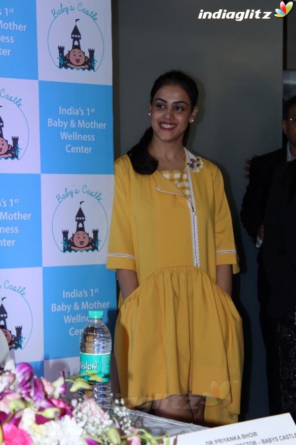Genelia D'Souza at Launch of India's 1st & Only Baby & Mother Wellness Centre