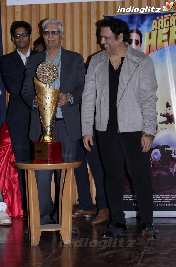 Govinda Unveils Inter School Cricket Tournament Trophy