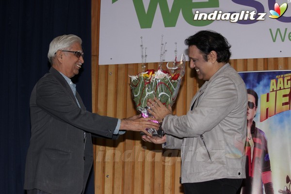 Govinda Unveils Inter School Cricket Tournament Trophy