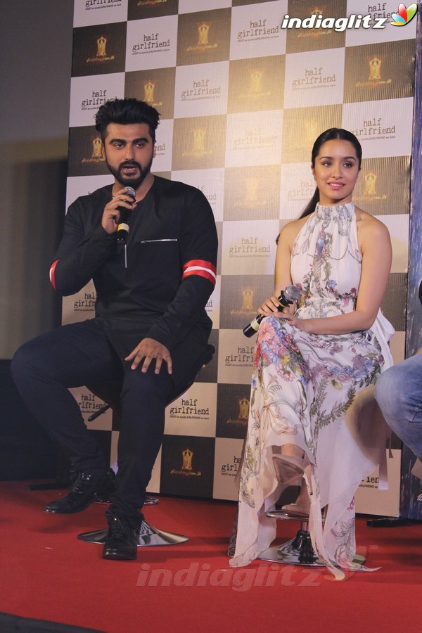 Arjun Kapoor, Shraddha Kapoor at 'Half Girlfriend' Trailer Launch