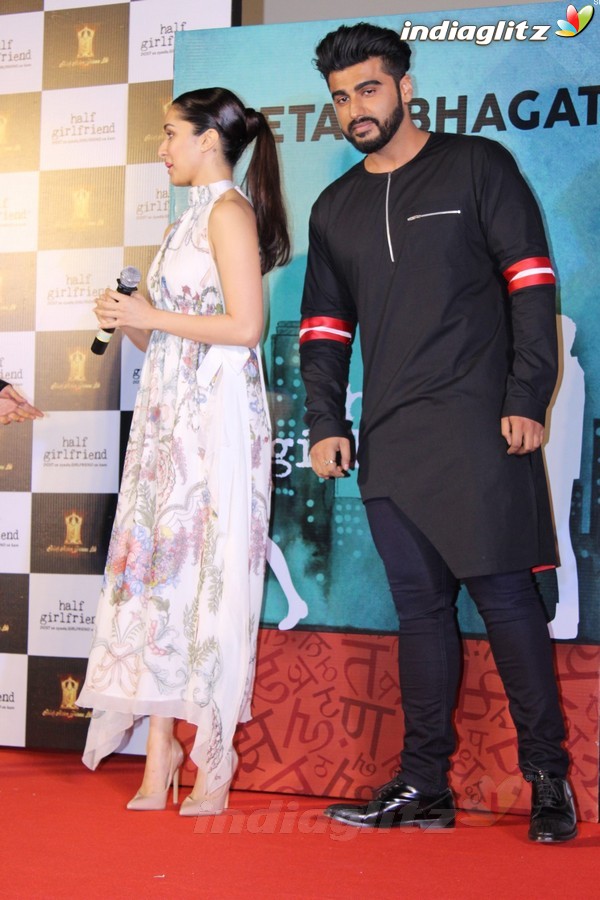 Arjun Kapoor, Shraddha Kapoor at 'Half Girlfriend' Trailer Launch