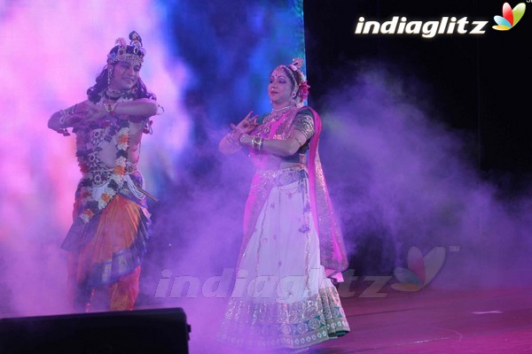 Hema Malini Performs at Golden Jubilee Years Celebration of ISKCON