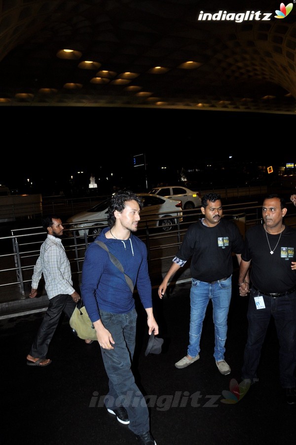 Tiger, Vivek, Athiya, Dia, Bipasha, Karan Spotted at Airport