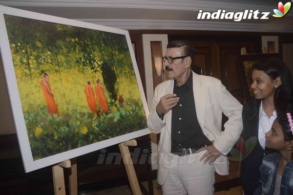 Jackie Shroff at Poonam Salecha's Art Exhibition