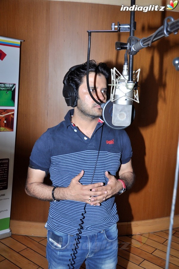 Javed Ali at 'Shambhu' Album Song Recording