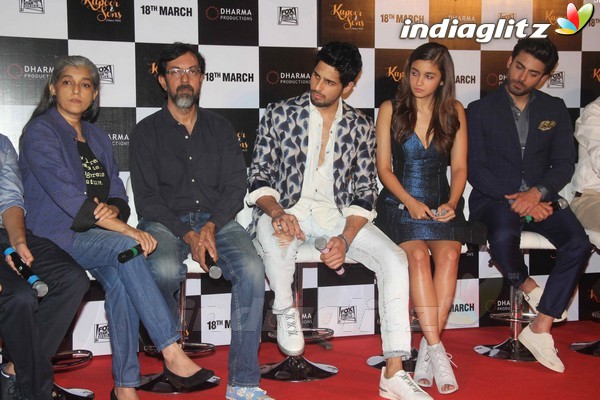 Sidharth, Alia, Fawad at 'Kapoor & Sons' Trailer Launch