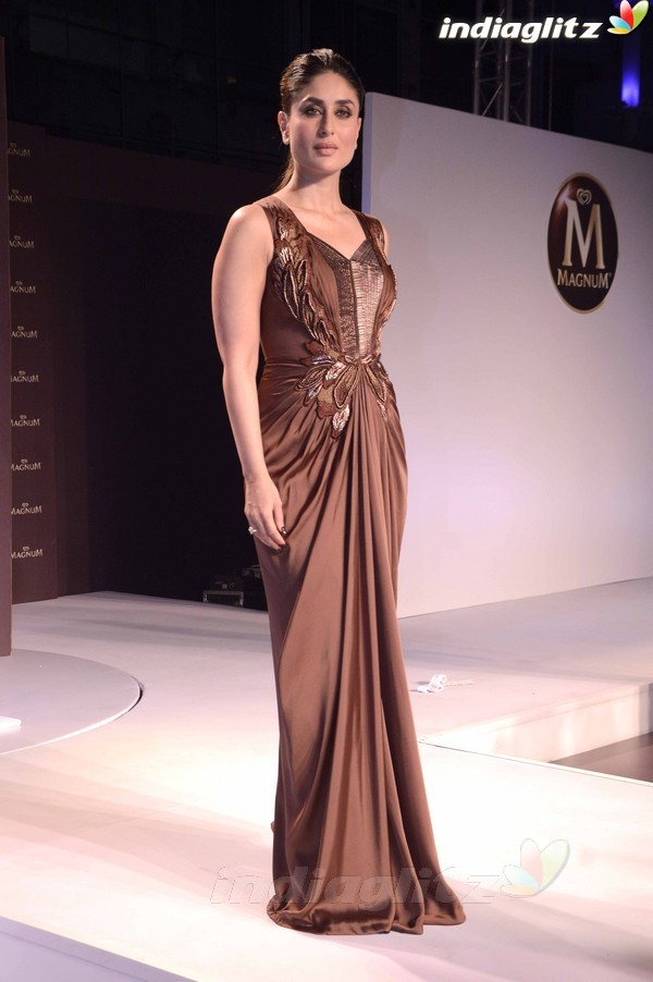 Kareena Kapoor Unveils New Magnum Ice Cream