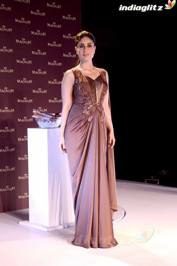 Kareena Kapoor Unveils New Magnum Ice Cream