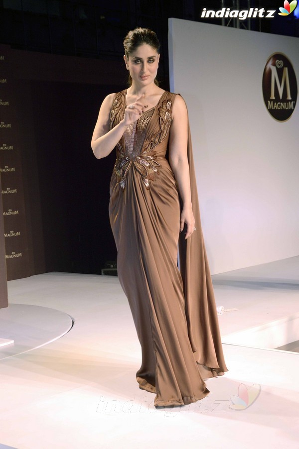 Kareena Kapoor Unveils New Magnum Ice Cream