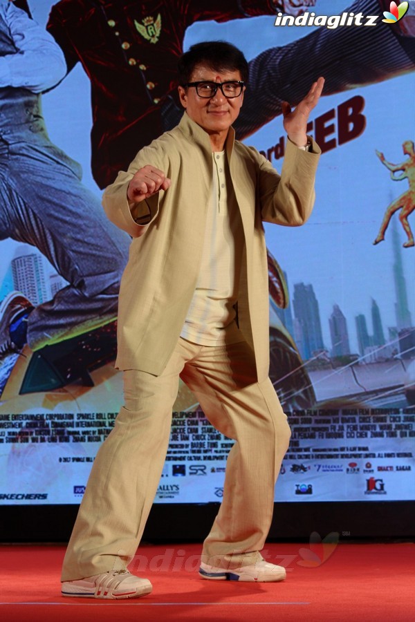 Jackie Chan, Sonu Sood, Amyra Dastur at 'Kung Fu Yoga' Trailer Launch