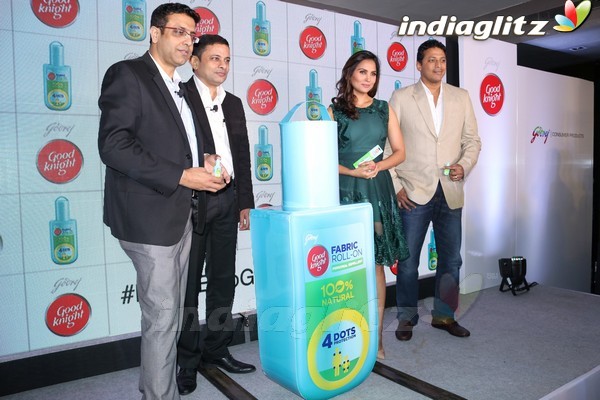 Lara Dutta, Mahesh Bhupathi Launch Good Night New Home Repellents