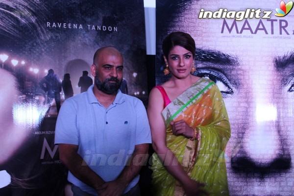 Raveena Tandon at Trailer Launch of Film 'Maatr'